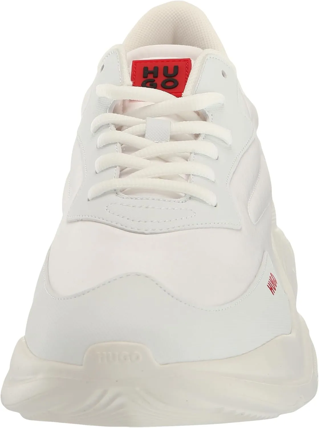 HUGO Men's Running Style Sneakers with Thick Rubber Sole
