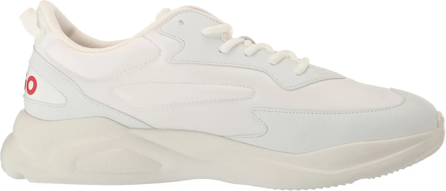 HUGO Men's Running Style Sneakers with Thick Rubber Sole