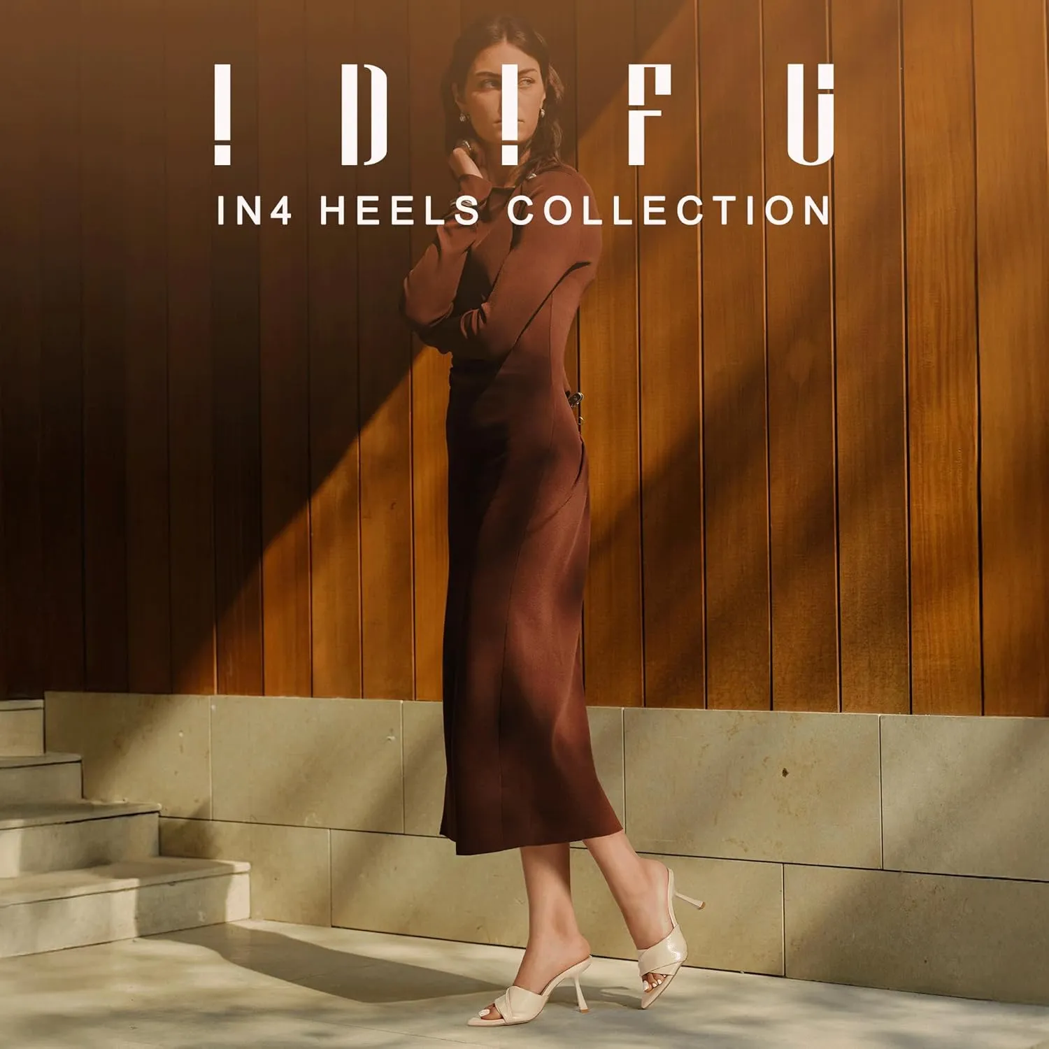 IDIFU IN4 Pointed Open Toe High Stiletto Heels for Women Dressy Slip On Slide Heeled Sandals Comfortable Wedding Bridal Guest Evening Party Prom Dress Shoes Sexy Cute Trendy Fashion Mules Heels