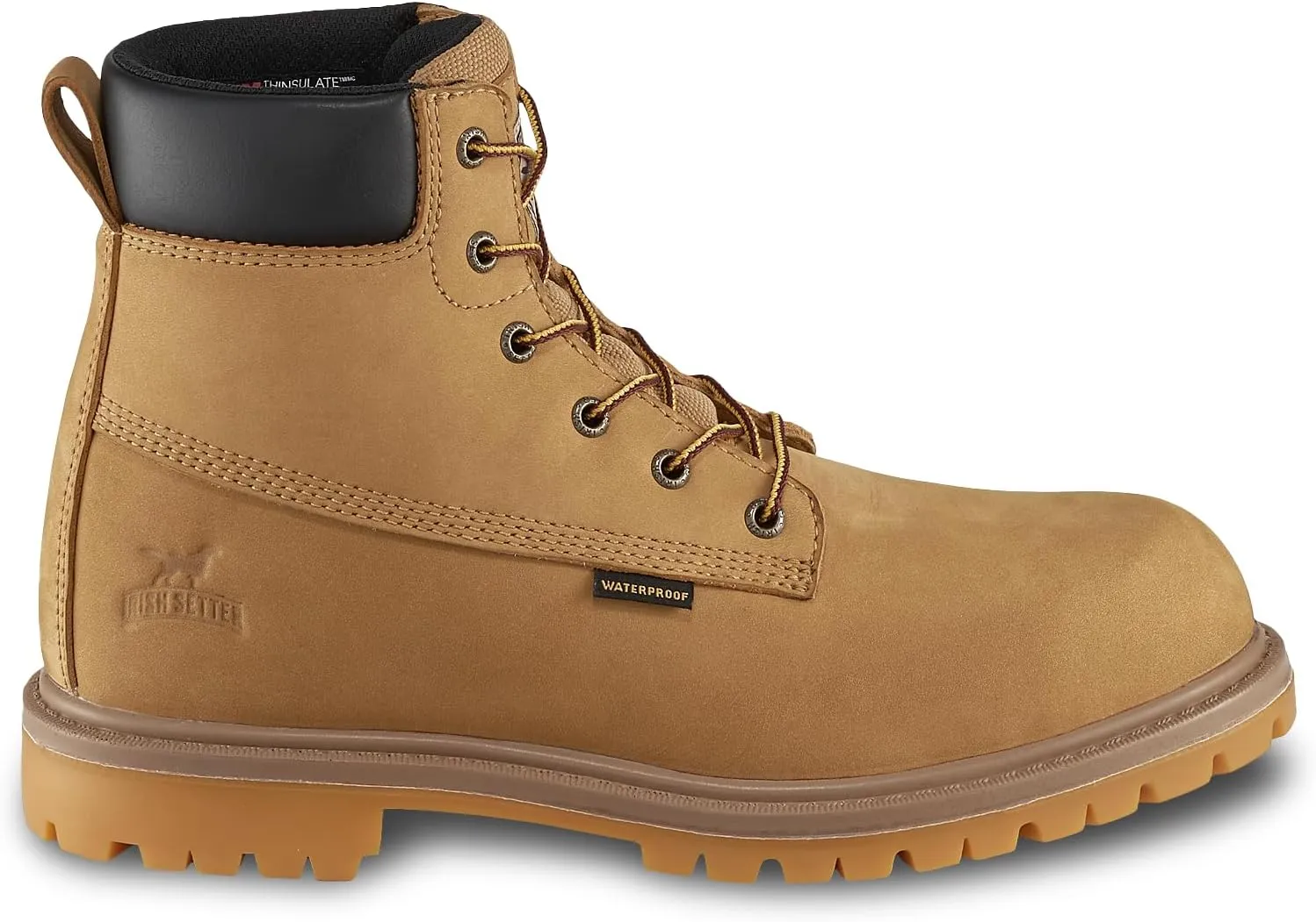 Irish Setter, Hopkins, Men's, 6", Waterproof, Insulated 400g, Aluminum Safety Toe, Work Boot