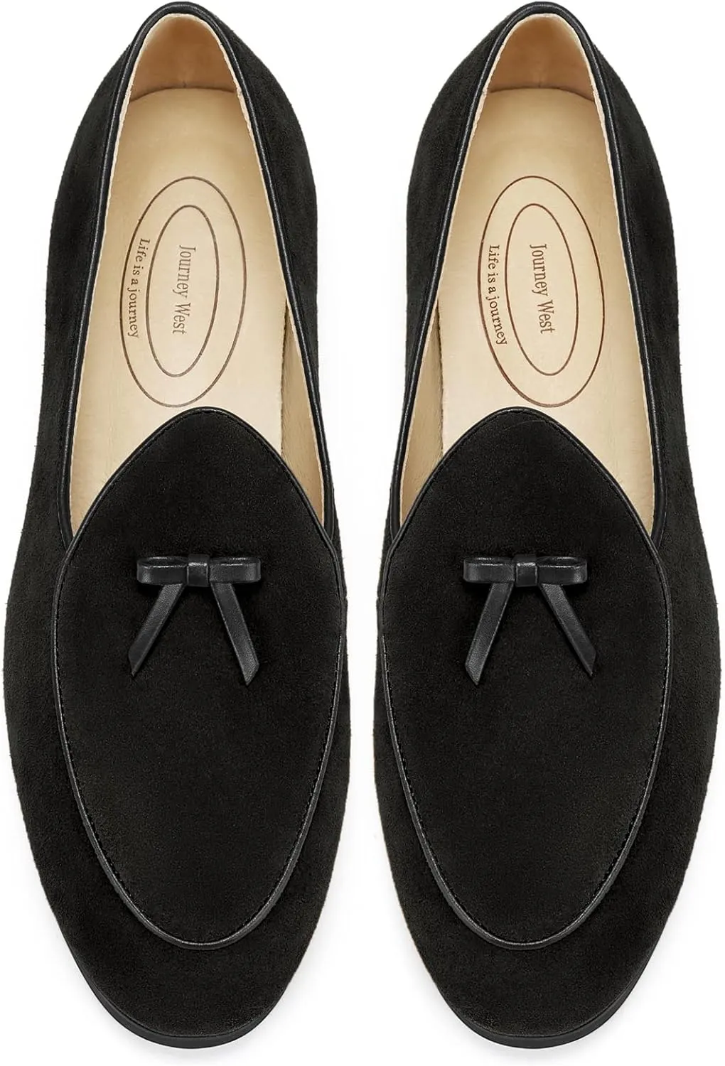 Journey West Men's Vintage Loafers for Men Belgian Loafers Slip-on Loafer Penny Loafer Casual Loafers