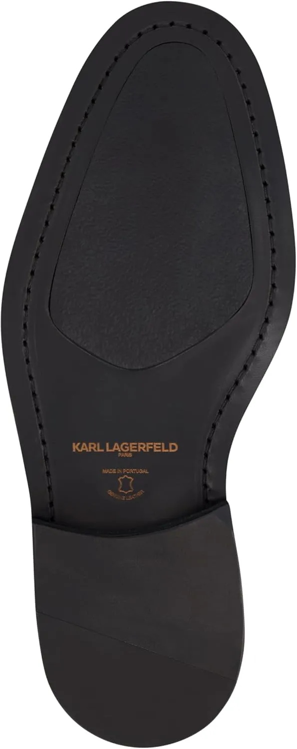 Karl Lagerfeld Paris Men's Single Monk Fringe Moctoe Sneaker