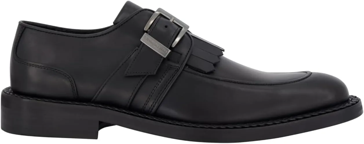 Karl Lagerfeld Paris Men's Single Monk Fringe Moctoe Sneaker