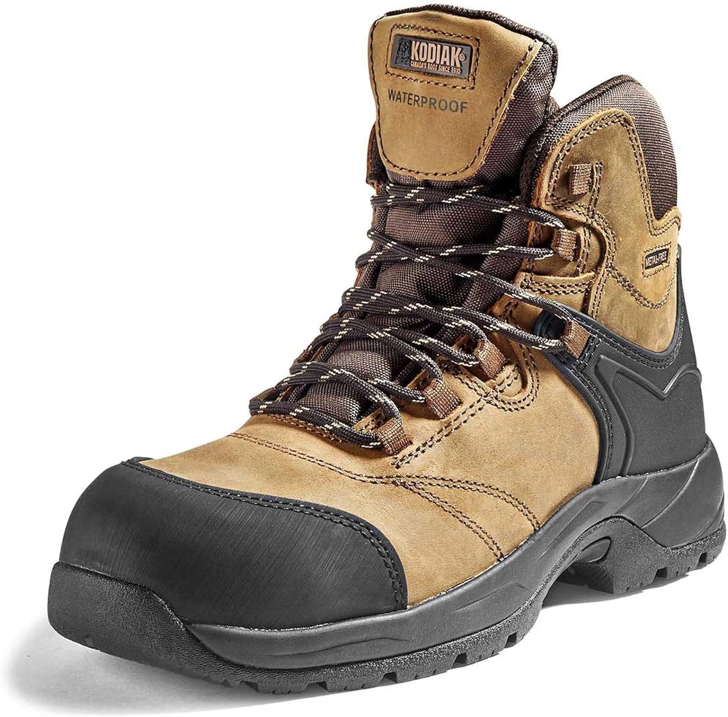 Kodiak Men's 6" Journey Composite Toe Waterproof Industrial Boot