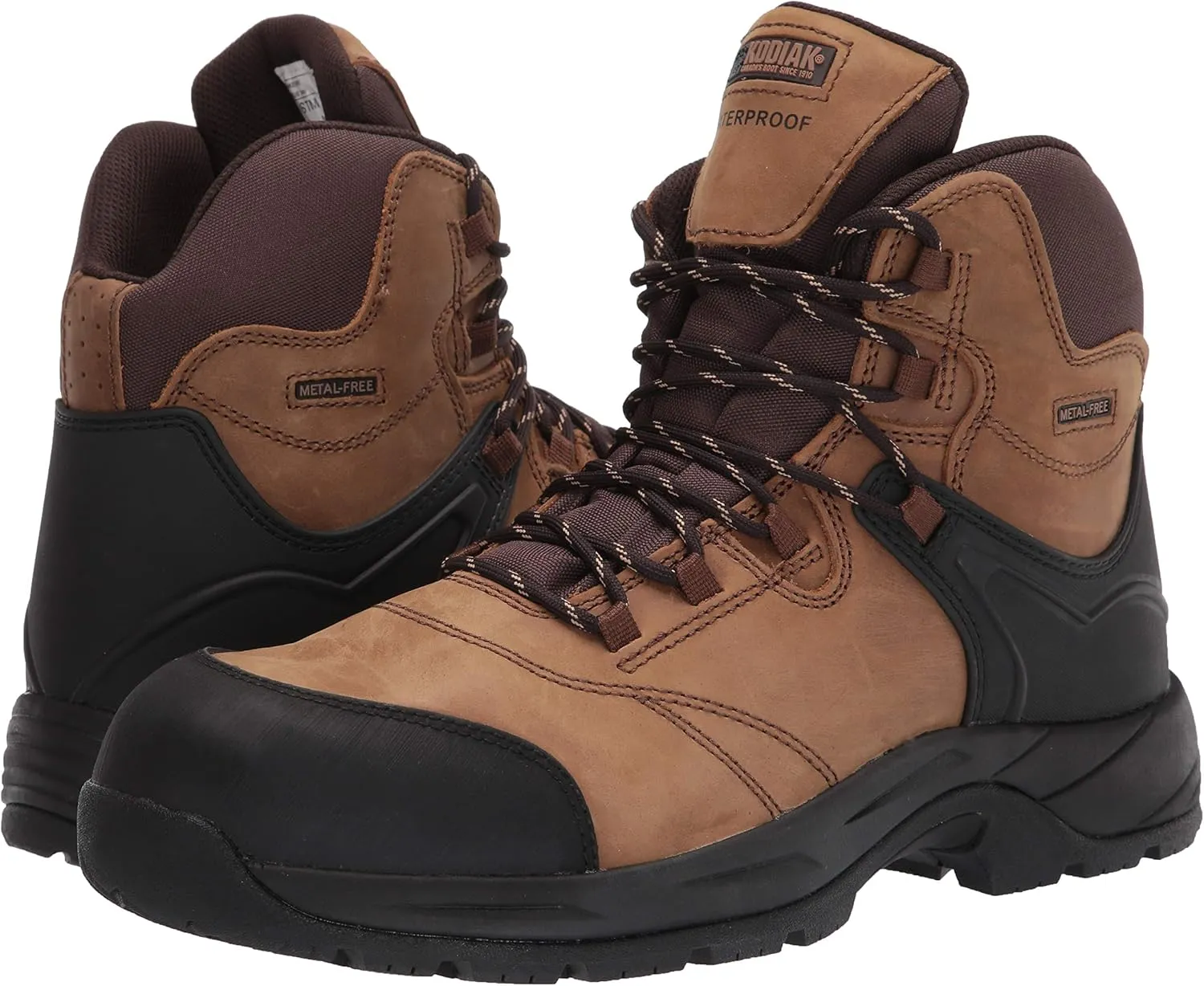 Kodiak Men's 6" Journey Composite Toe Waterproof Industrial Boot