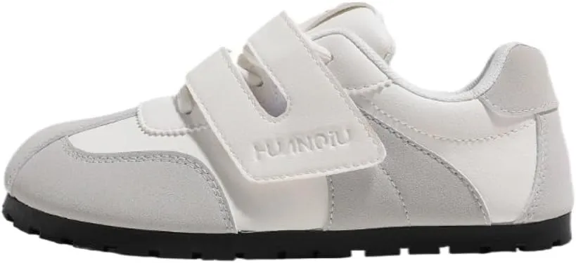 Korean Chunky Sneakers, Kawaii Academy Style, Cloud Sole & Hidden Heel Lift, Comfortable White Shoes for Women, Touch Fastener Strap, Preppy Outfit, Gift for Daughter, Travel-Friendly