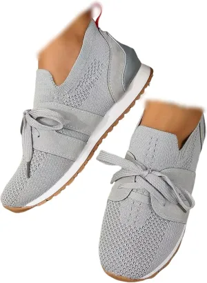 Ladmiple Running Shoes For Women Walking Shoes Lightweight Jogging Sneakers Classic Casual Slip On Athletic Gym Tennis Shoes
