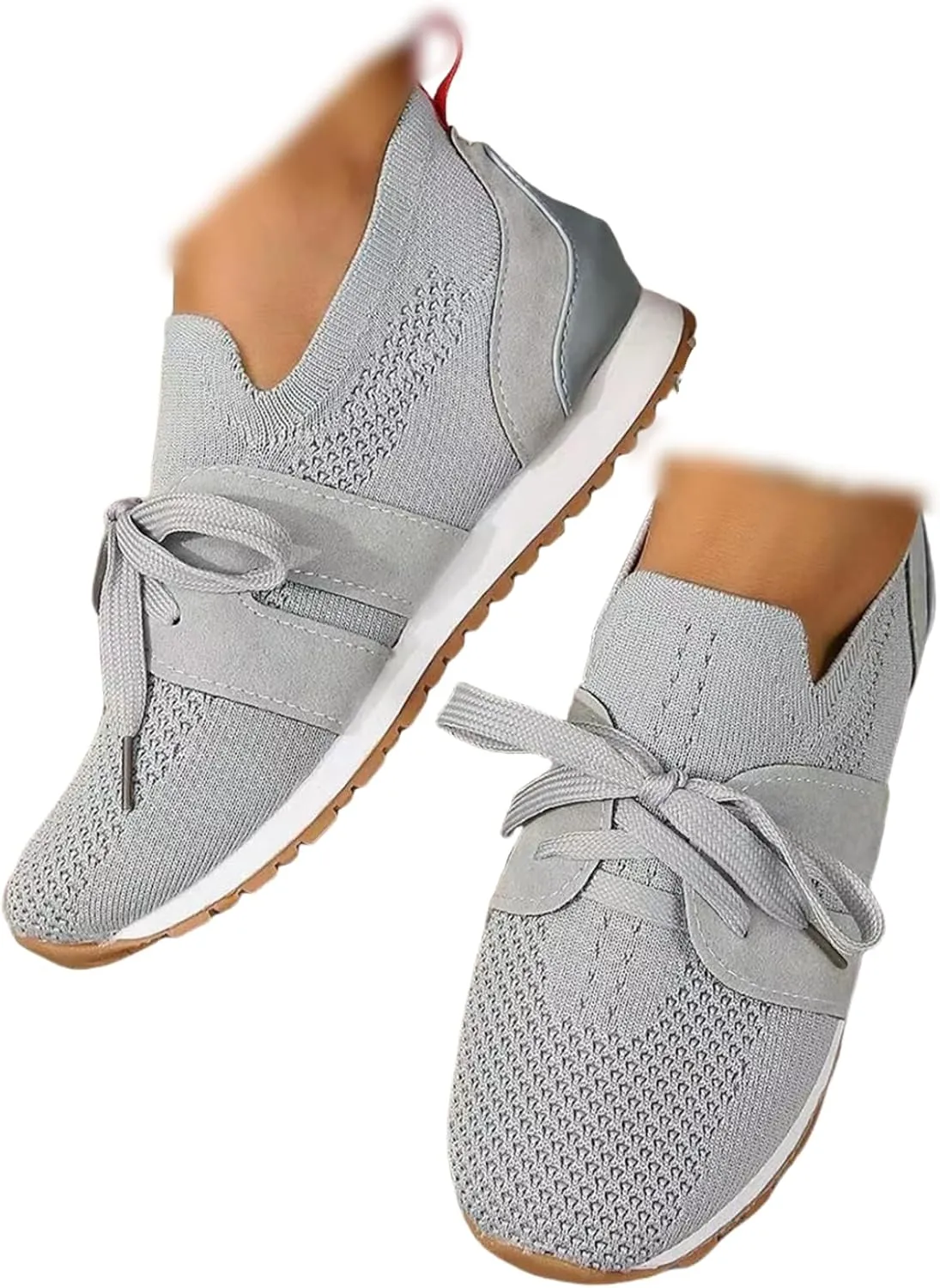 Ladmiple Running Shoes For Women Walking Shoes Lightweight Jogging Sneakers Classic Casual Slip On Athletic Gym Tennis Shoes