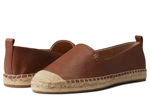 Lauren Ralph Lauren Cameryn Espadrille Deep Saddle Tan 7 B (M)
