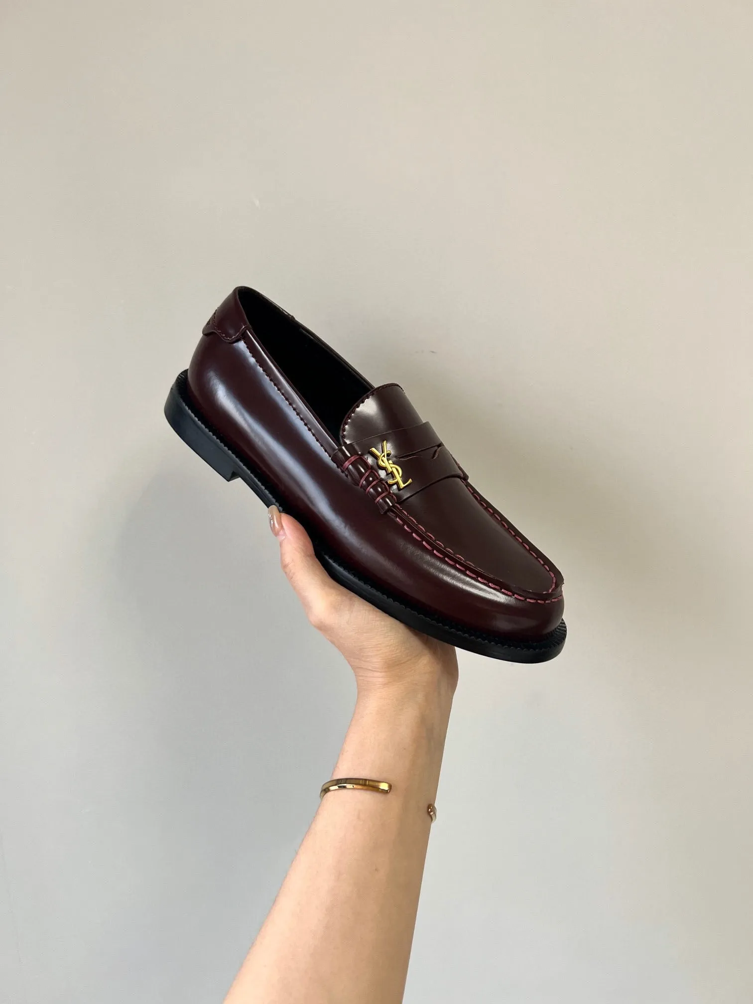 Laurent SL Last-minute opportunity Saint LE SYRUP Going fast LOAFER CALFSKIN