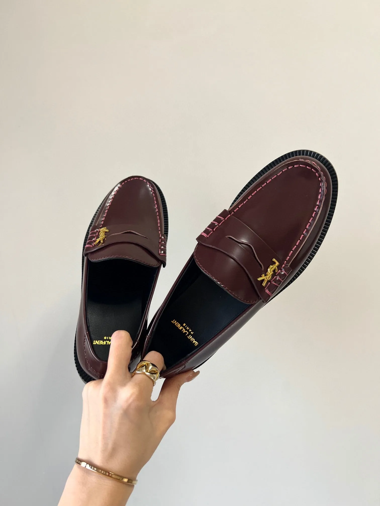 Laurent SL Last-minute opportunity Saint LE SYRUP Going fast LOAFER CALFSKIN