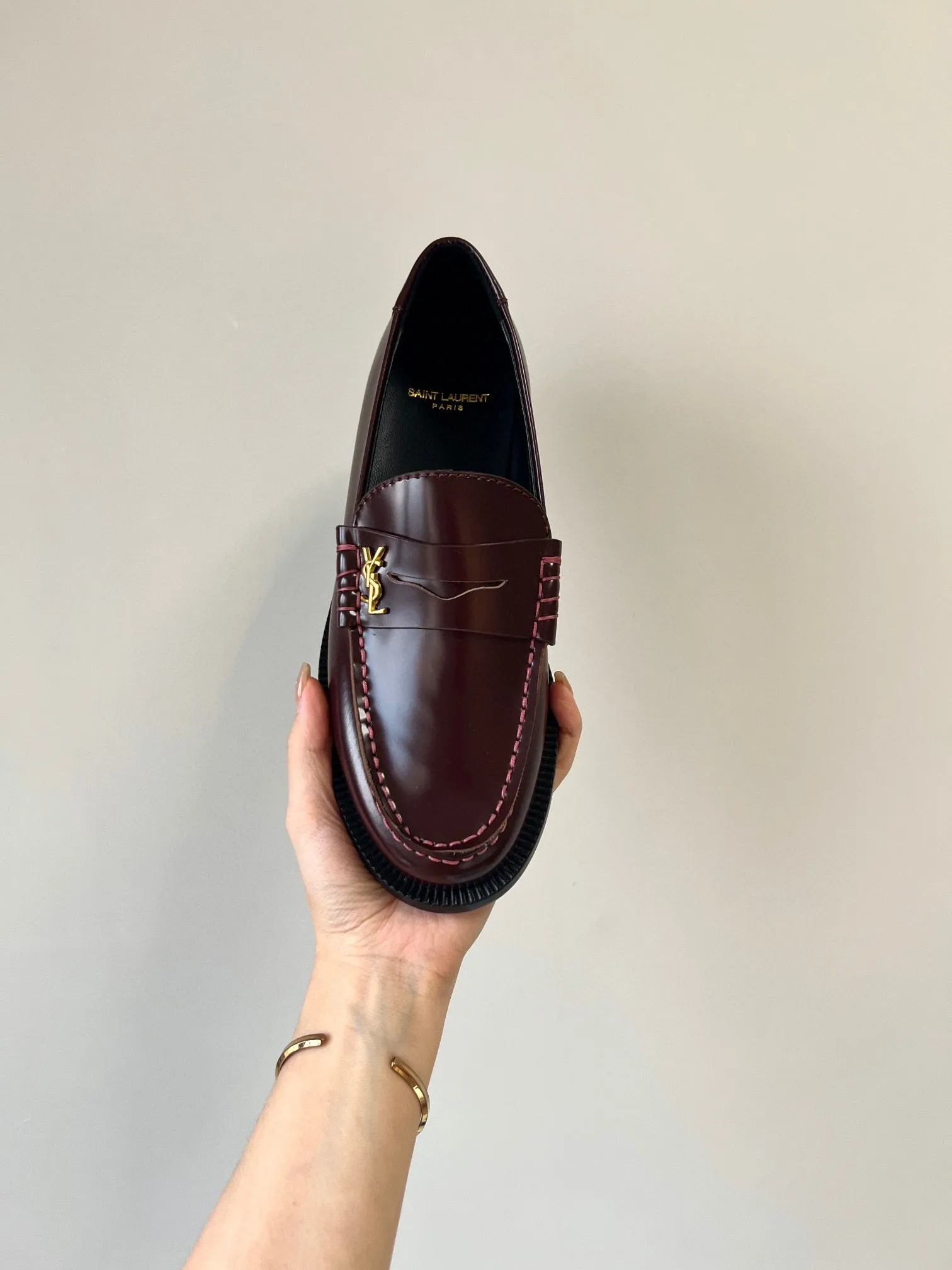 Laurent SL Last-minute opportunity Saint LE SYRUP Going fast LOAFER CALFSKIN