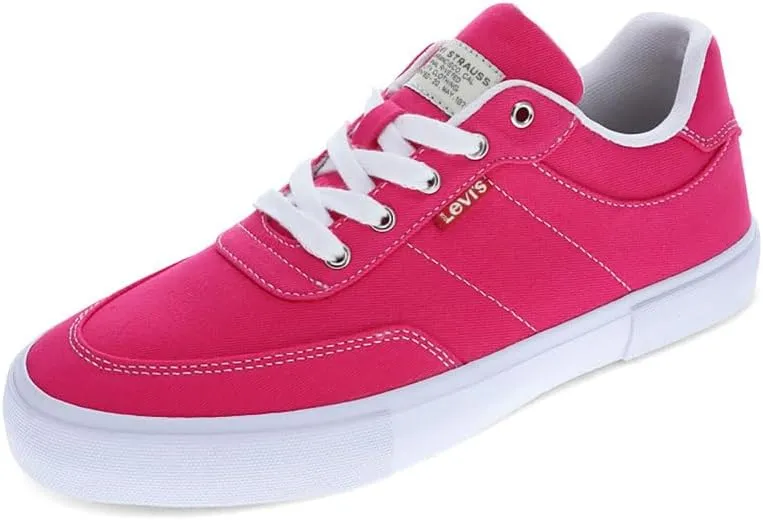 Levi's Maribel CVS Sneaker, Fuschia, 1 US Unisex Little Kid