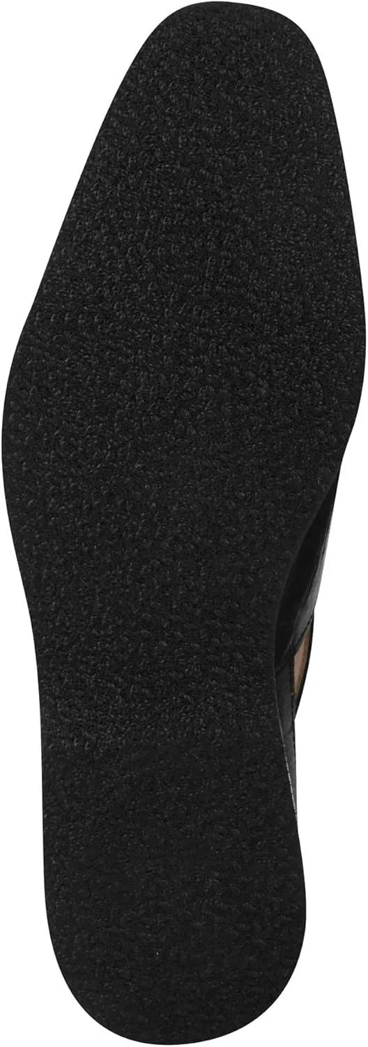 LIBERTYZENO Mens Fisherman Closed Toe Sandals Crocodile Print Genuine Leather Buckle Closure Casual Dress Shoes