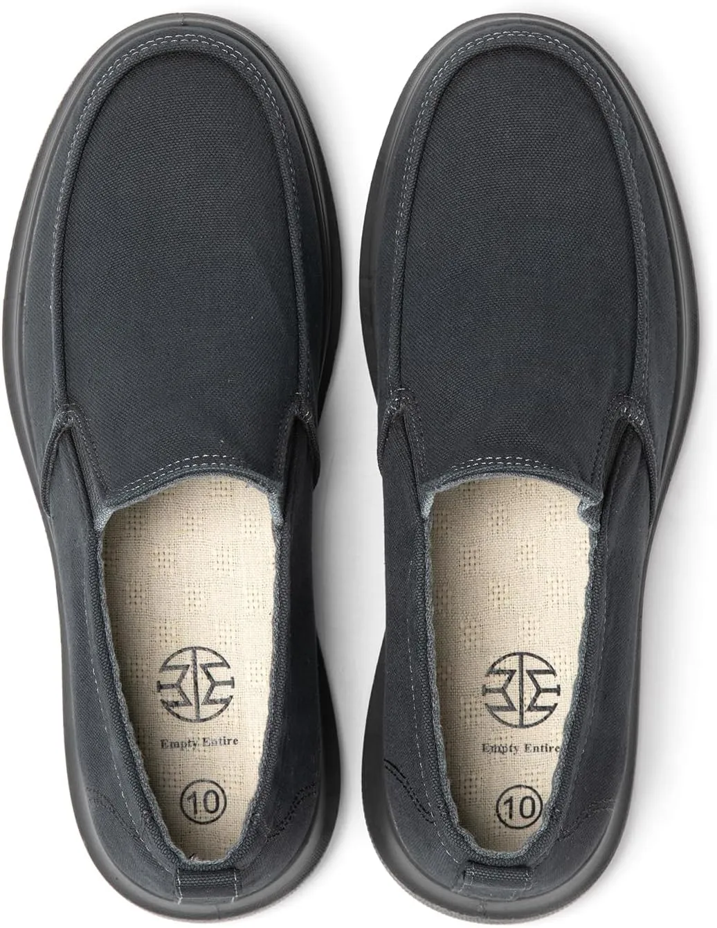 Men-Slip on Walking Loafers Casual Shoes-Wide Width Comfortable-Washed Demin Shoes -Breathable Memory Foam Midsole-Indoor & Outdoor Lightweight Design