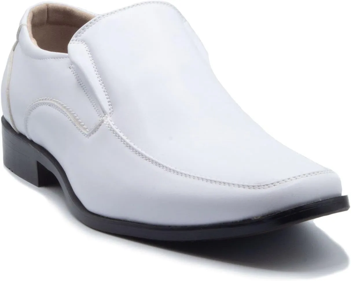 Men's 31334 Classic Square Toe Slip On Moccasin Style Loafers Dress Shoes