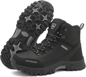Men's Breathable Hiking Shoes Lightweight Waterproof Outdoor Boots for Trekking, Backpacking & Work Wear