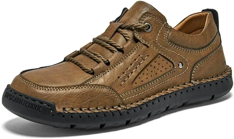 Mens Casual Shoes Breathable Fashion Sneakers Loafers Dress Lace up Walking Driving Shoes for Men