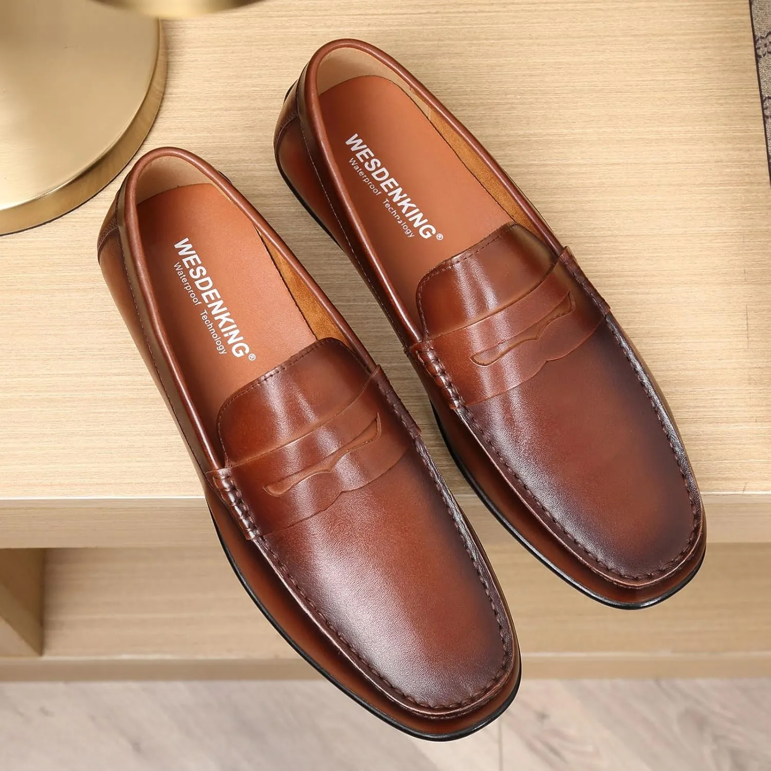Mens Driving Loafers Penny Loafers for Men Dress Loafers Soft Lightweight