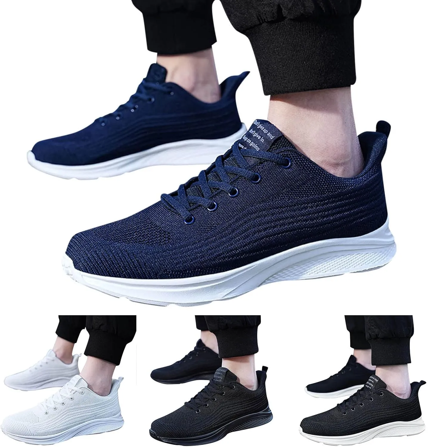 Men's Fashion Sneakers Mens Slip on Shoes Tennis Shoe for Men Sneaker for Men Athletic Gym Comfortable Sneaker