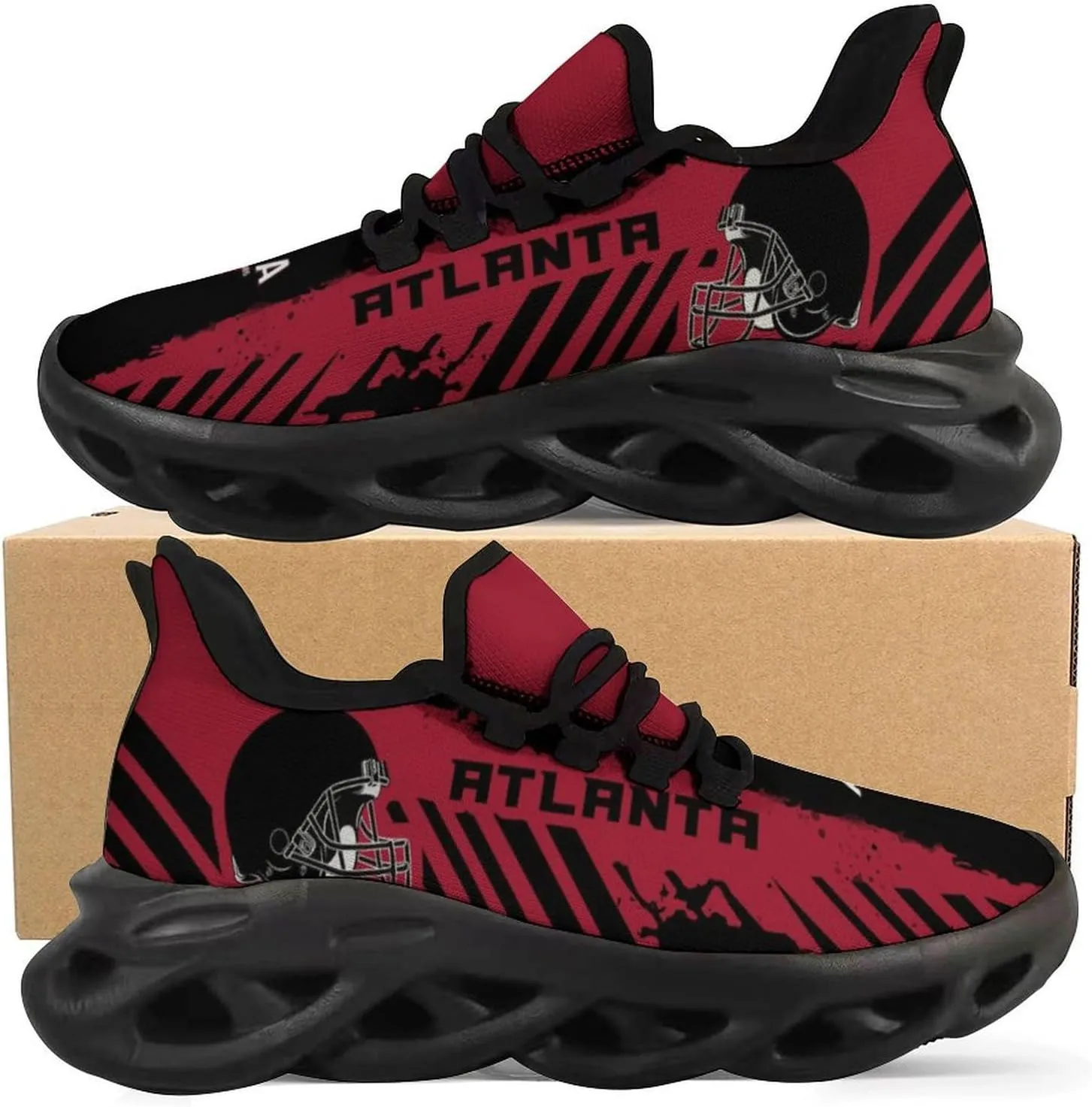 Men's Football Flex Control Sneakers Casual Breathable Fans Gifts Sports Workout Athletic Gym Slip-on Shoes for Men Women