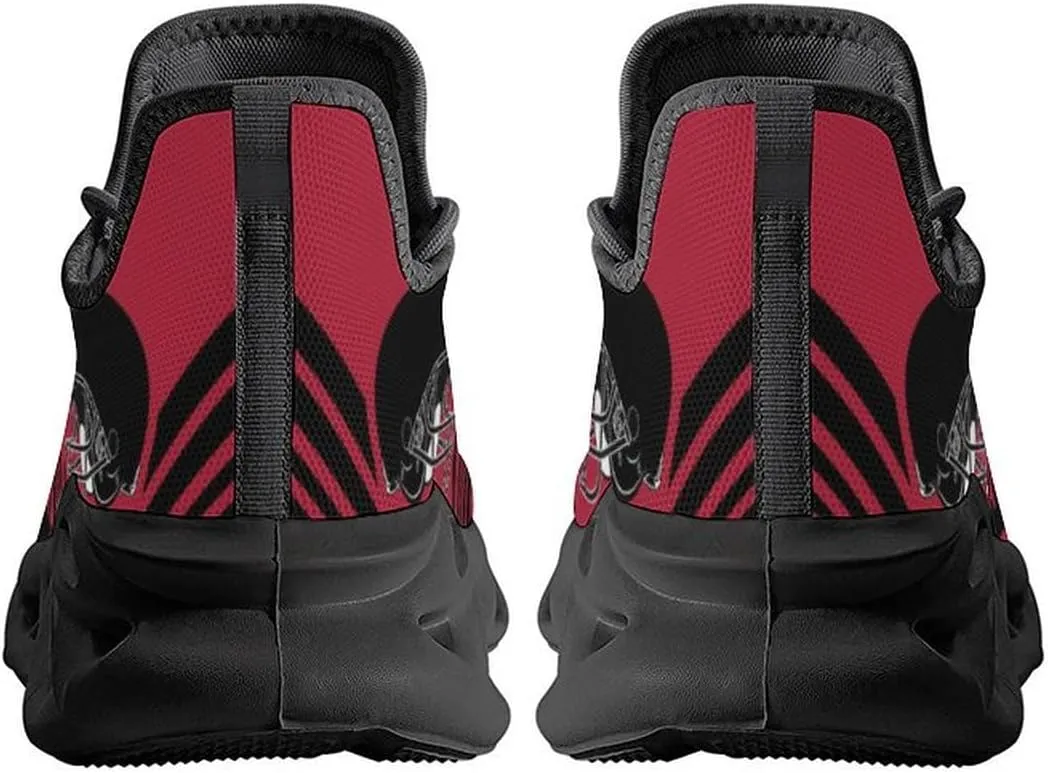 Men's Football Flex Control Sneakers Casual Breathable Fans Gifts Sports Workout Athletic Gym Slip-on Shoes for Men Women