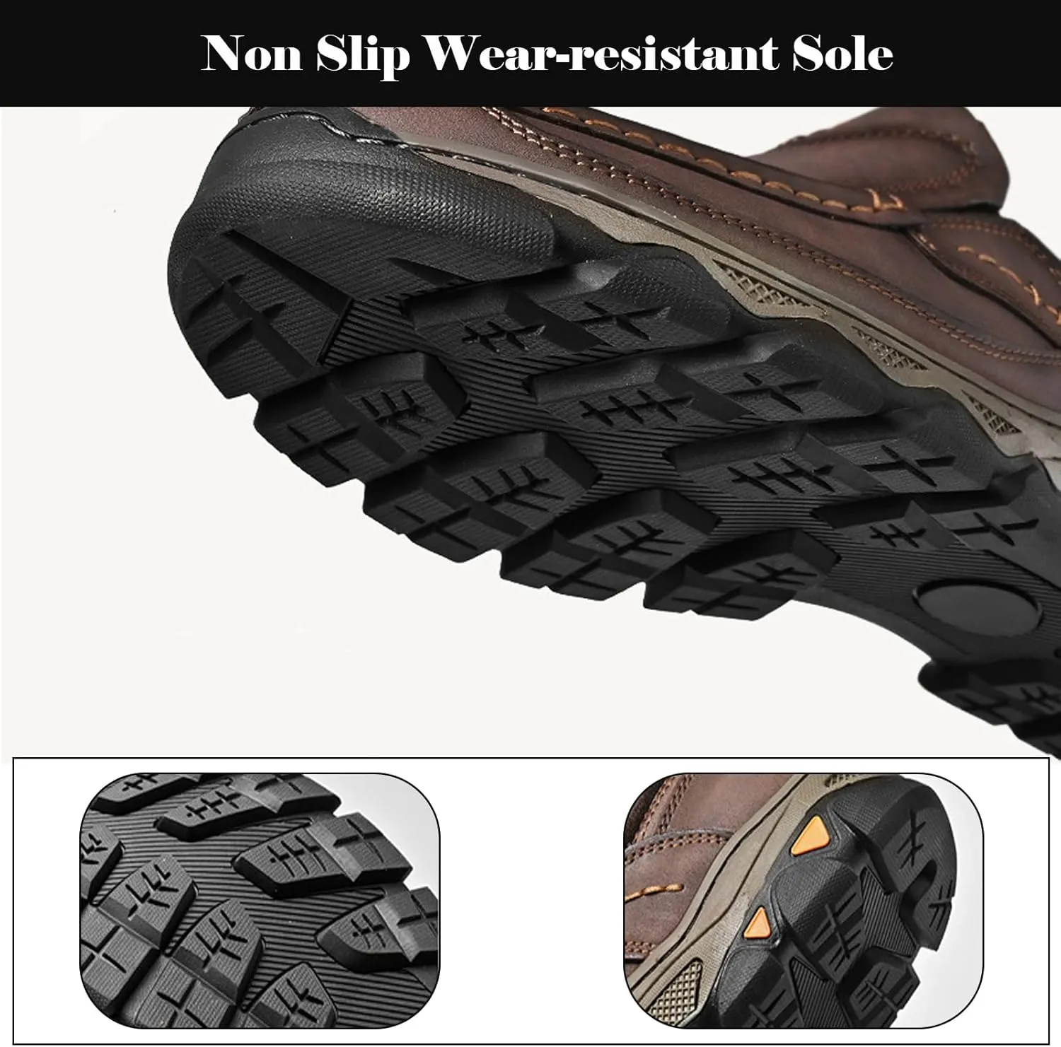Mens Loafer Casual Shoes Oxford Comfortable Lightweight Hiking Shoes Slip on Walking Sneakers for Travel, Camping, Running