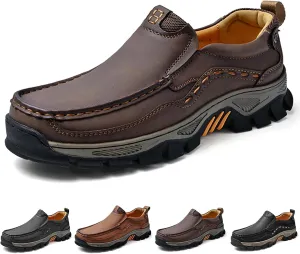 Mens Loafer Casual Shoes Oxford Comfortable Lightweight Hiking Shoes Slip on Walking Sneakers for Travel, Camping, Running