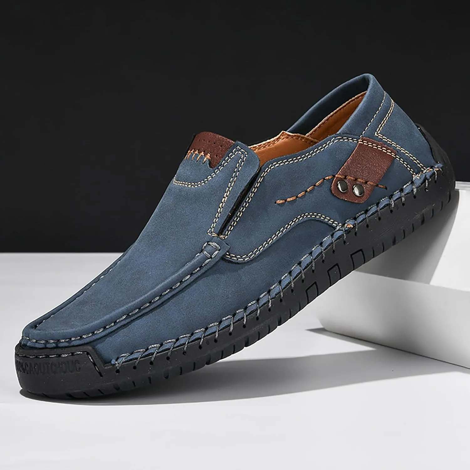 Mens Loafers Casual Slip on Shoes Business Lightweight Refreshing Classic Slippers Walking Driving