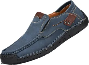 Mens Loafers Casual Slip on Shoes Business Lightweight Refreshing Classic Slippers Walking Driving