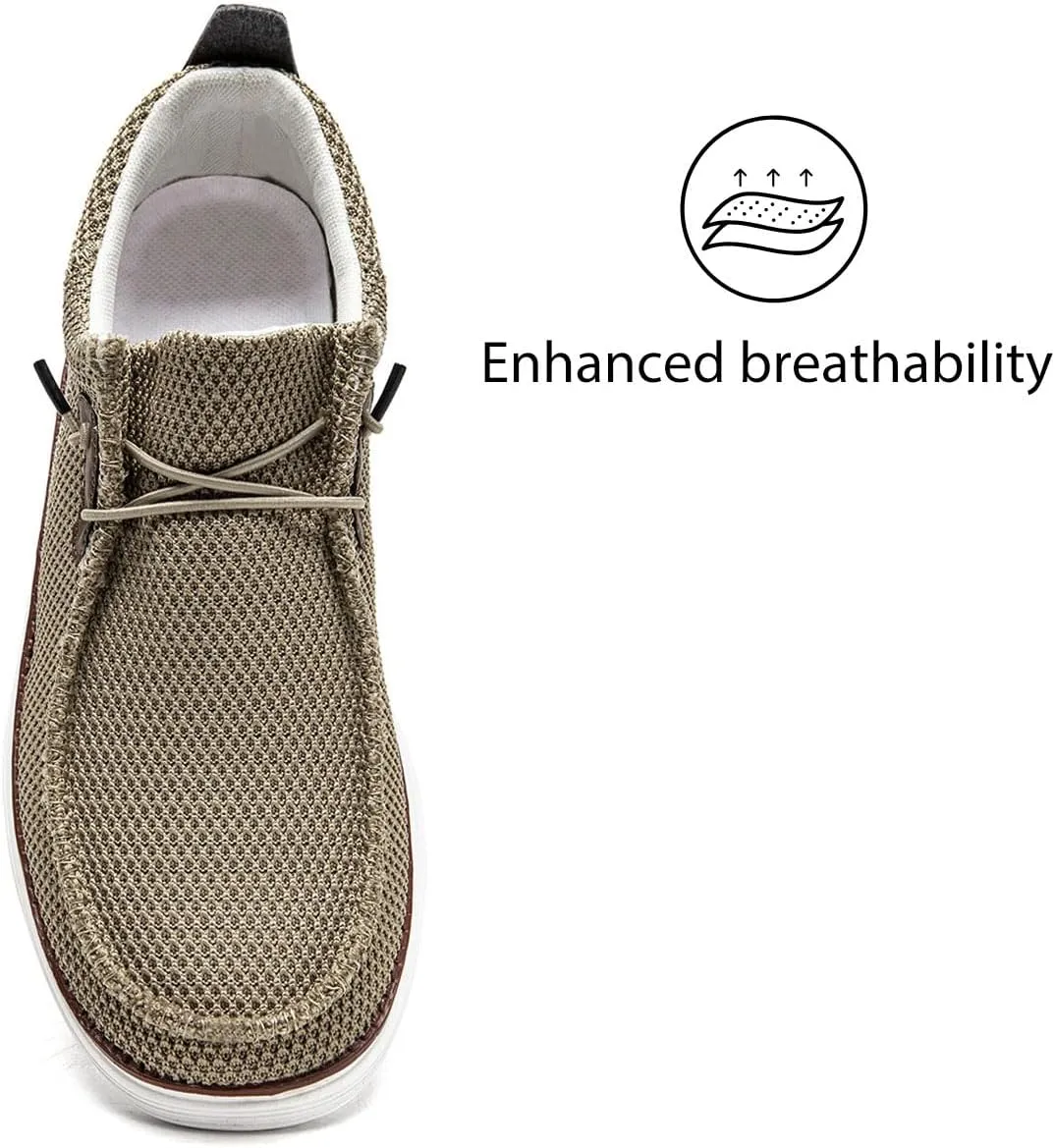 Mens Loafers Walking Slip on Boat Shoes Fashion Classcial Non Slip Sneakers Casual Comfortable Leisure Vintage Flat Shoes
