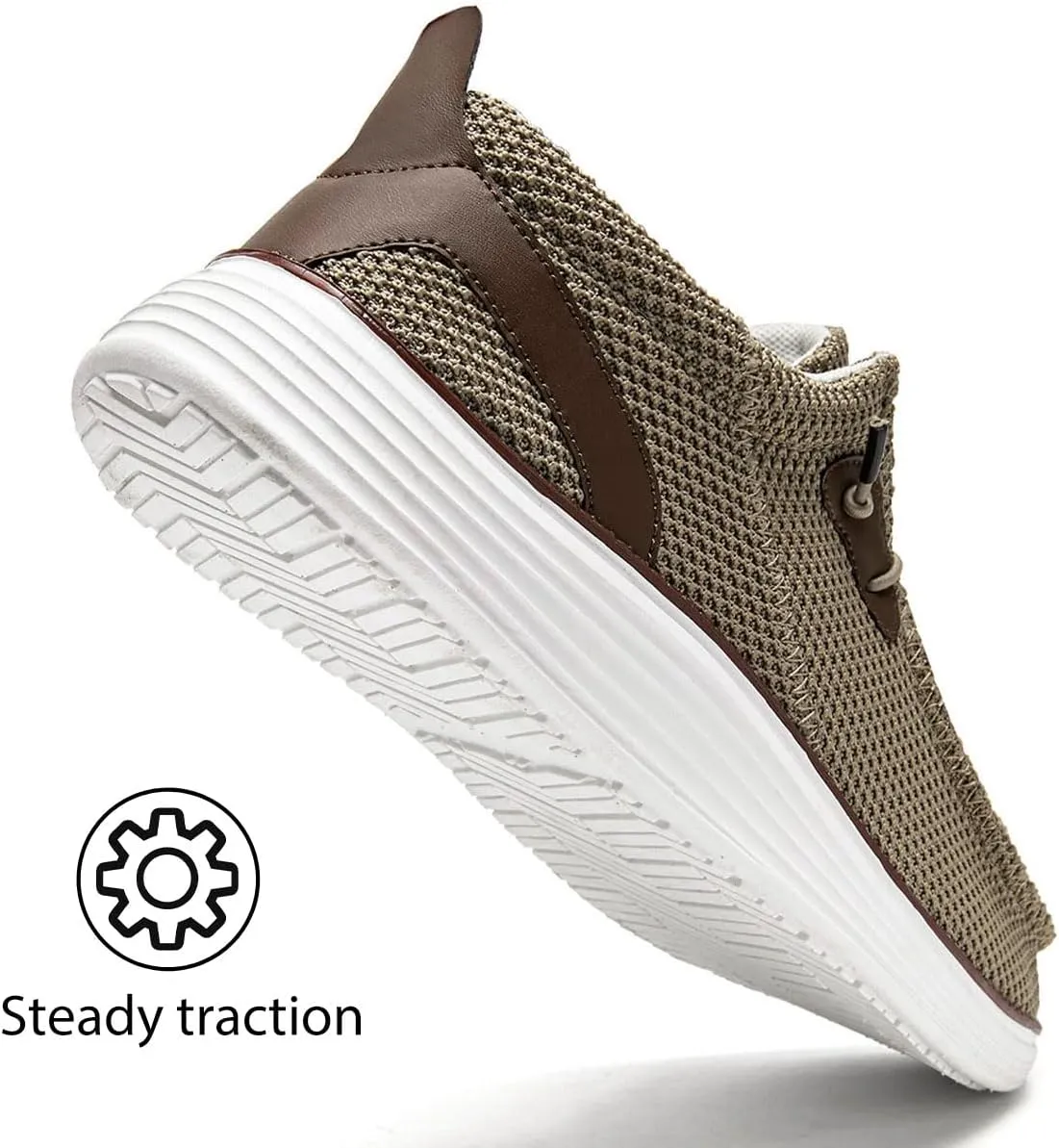 Mens Loafers Walking Slip on Boat Shoes Fashion Classcial Non Slip Sneakers Casual Comfortable Leisure Vintage Flat Shoes