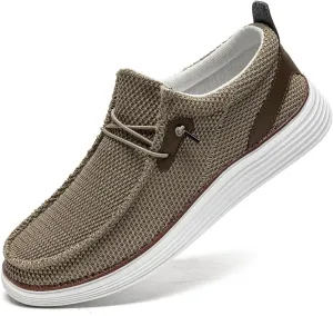 Mens Loafers Walking Slip on Boat Shoes Fashion Classcial Non Slip Sneakers Casual Comfortable Leisure Vintage Flat Shoes