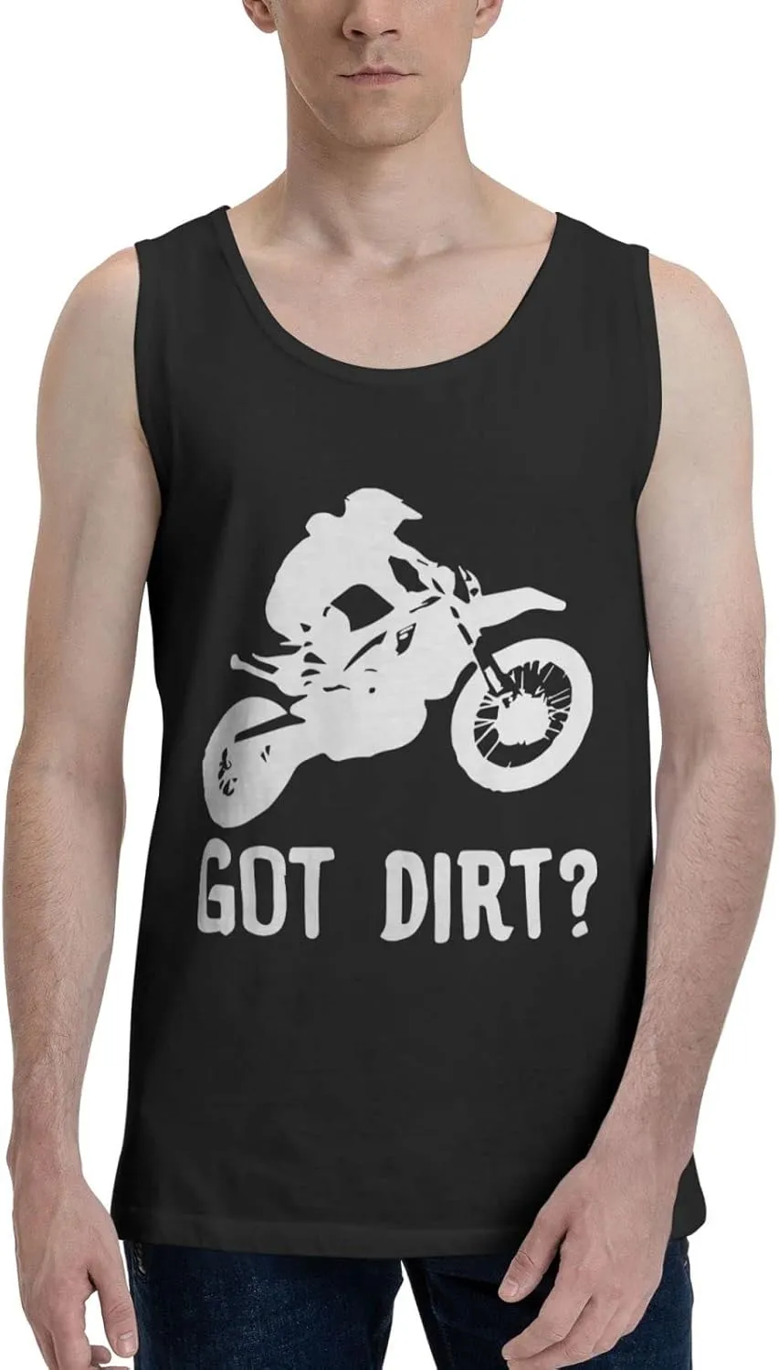 Men's Tank Top Sleeveless Tees Bike Motocross Racing Quick Dry Sport Shirts Muscle Workout Gym Beach T-Shirts