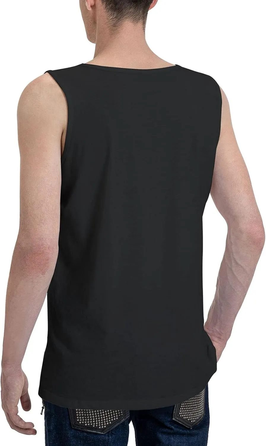 Men's Tank Top Sleeveless Tees I Love Tennis Quick Dry Sport Shirts Muscle Workout Gym Beach T-Shirts