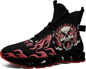 Men's Walking Running Shoes Fashion Sneakers Lightweight Breathable Slip On Athletic Trainer Women Tennis Shoes