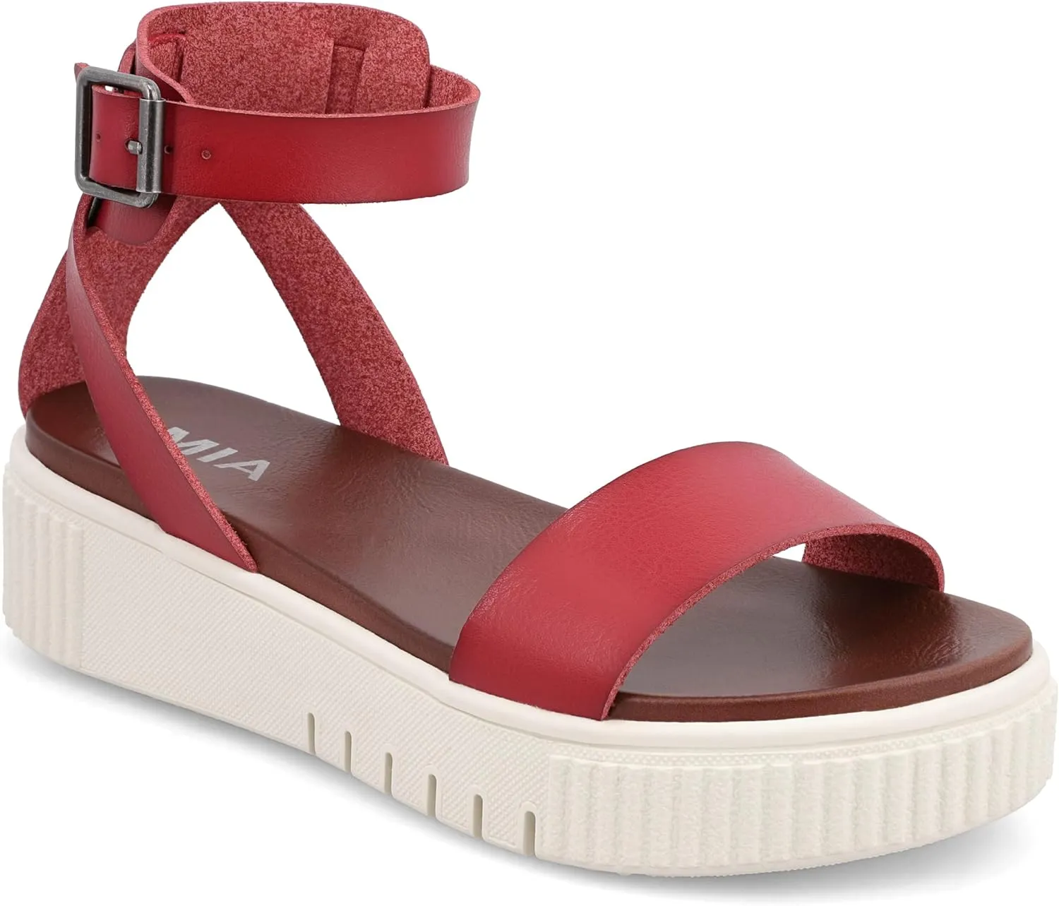 MIA Lunna Womens Open Toe Flatform Platform Sandals