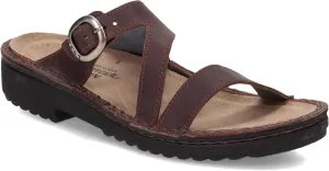 NAOT Women's Brown Haze Leather Geneva 6 B(M) US