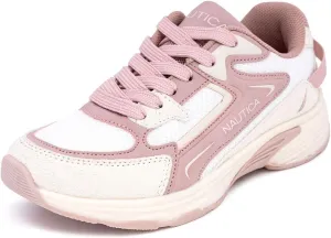 Nautica Kids Boys & Girls Athletic Sneakers - Chunky Cushion Heel Running & Hiking Shoes (Lace-Up/Bungee Slip-On) (Big Kid/Little Kid/Toddler)