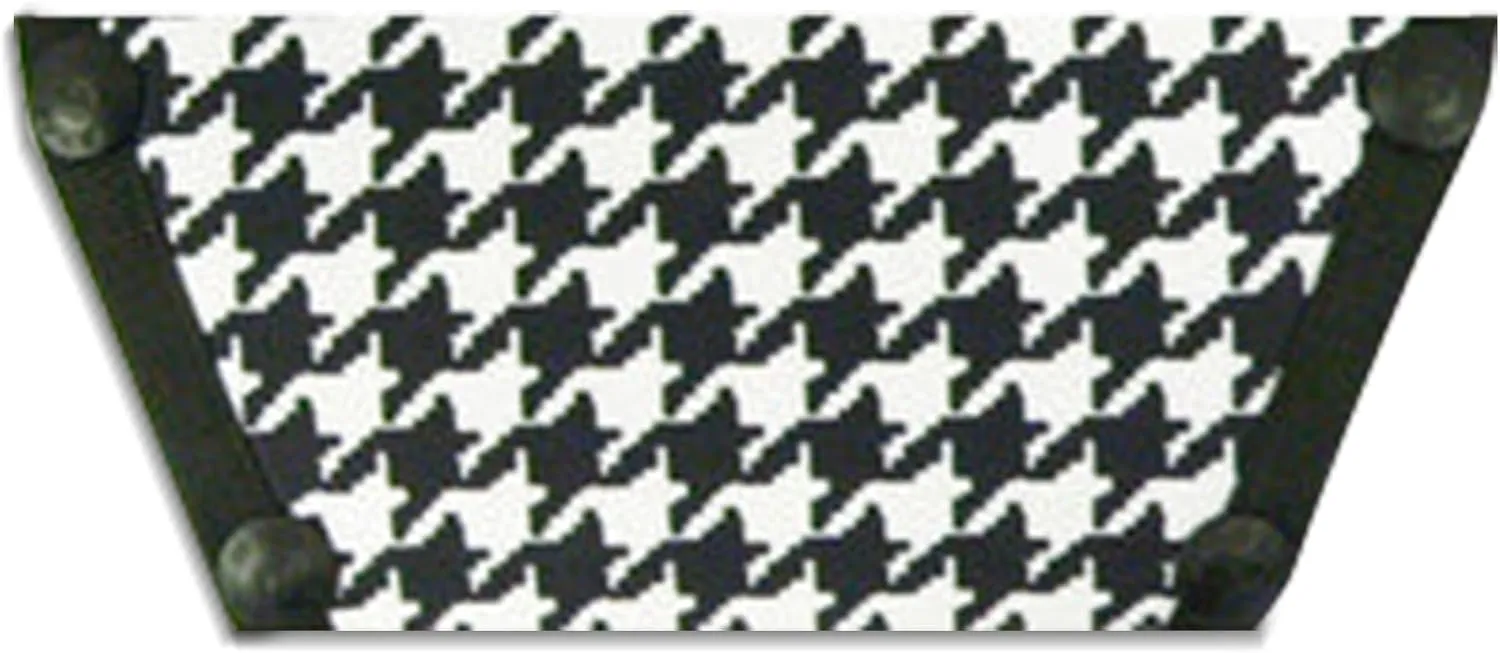 Onesole Houndstooth Top, Houndstooth print for interchangeable Top for women, interchangeable Tops for women's wedge Sandals with Houndstooth print designs, travel-friendly, As Seen on Shark Tank, 6
