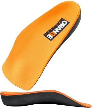 Orange Insoles H 3/4 Fits Men's Shoe 15  Uses a Heel Cup, Contoured Medial Arch, and Metatarsal pad to Help with Better Alignment and Weight Distribution, Offers Versatility in Your Footwear, Unisex