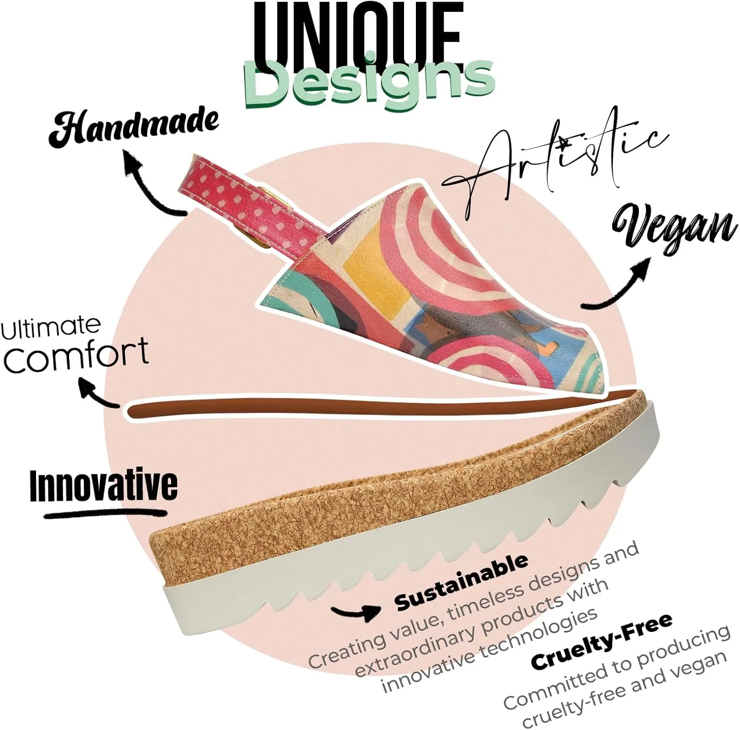 Platform Sandals Women - Vegan and Handmade Wedge Sandals for Women