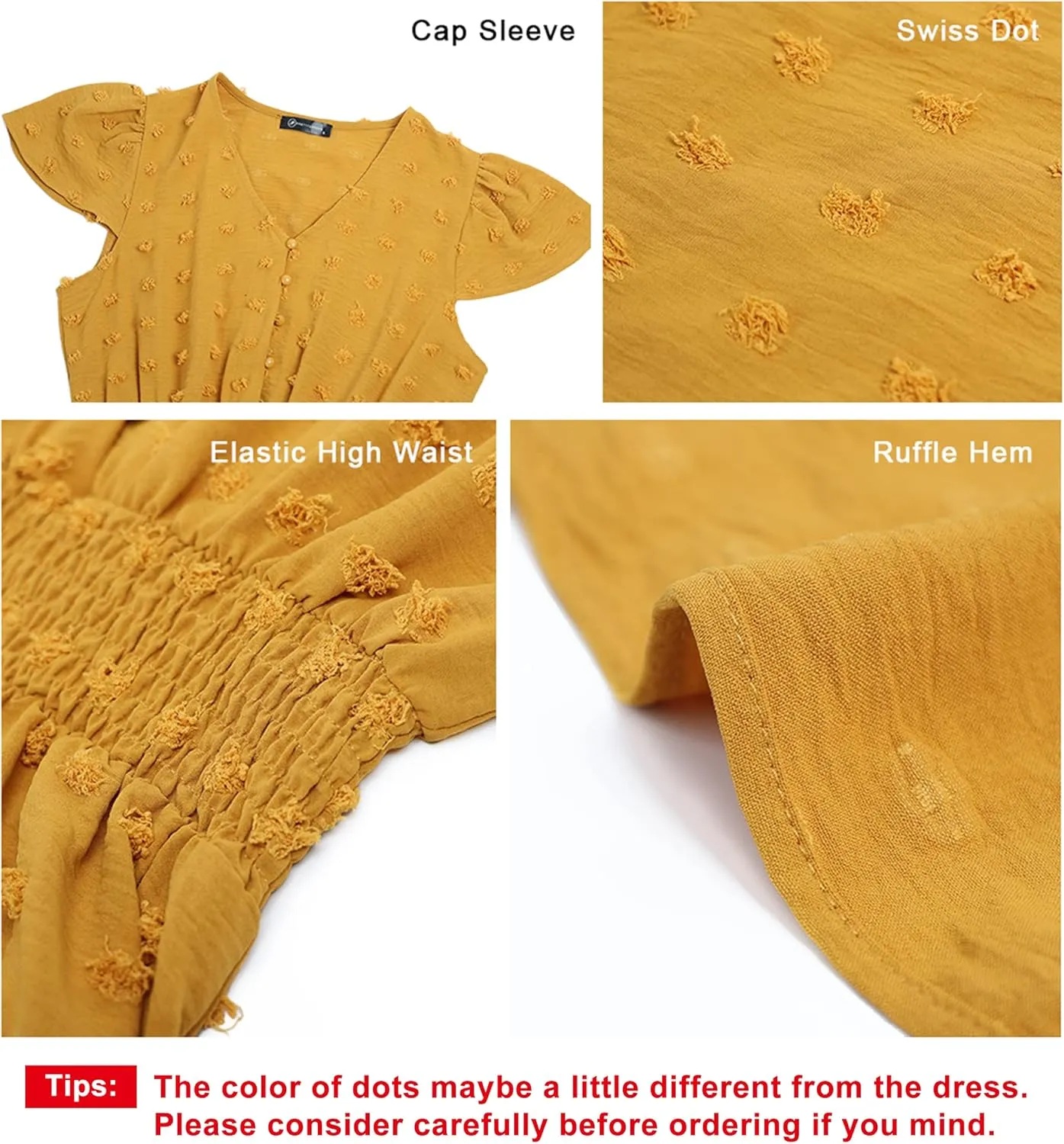 PRETTYGARDEN Women Casual Boho Summer Maxi Dresses 2025 Short Sleeve V Neck Swiss Dot Ruffle Smocked Flowy Wedding Long Dress