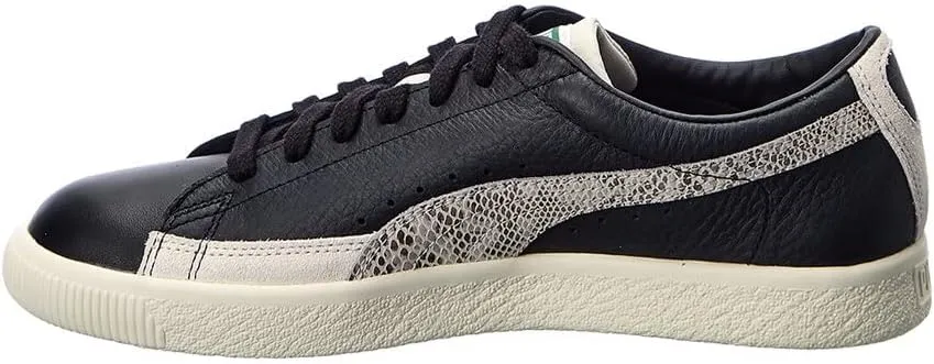 PUMA Mens Basket VTG Print Lace Up Sneakers Shoes Casual - White