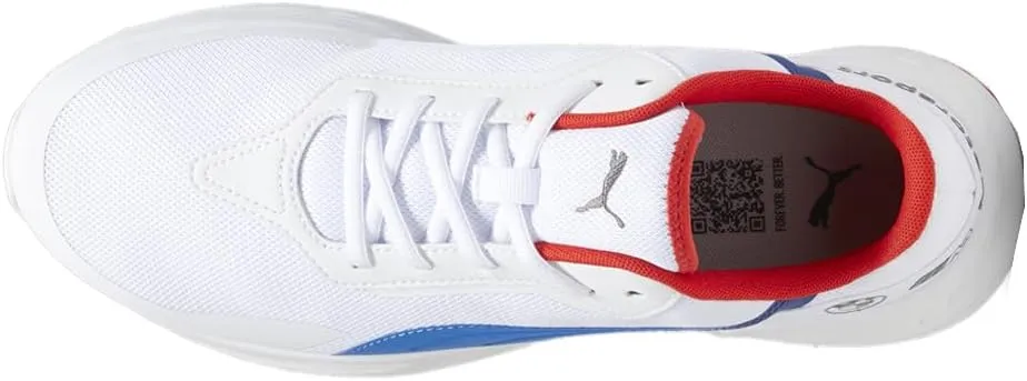 Puma Mens BMW MMS Tiburion Logo Lace Up Sneakers Shoes Casual - White