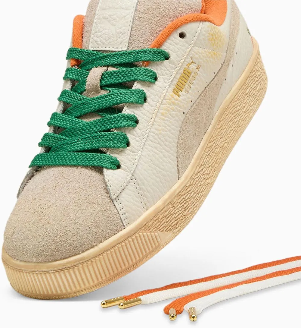 PUMA Mens Suede XL 2 Carrots Lace Up Sneakers Shoes Casual - Beige