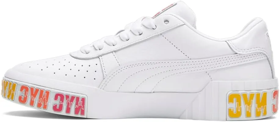 Puma Womens Cali Bold NYC Platform Sneakers Shoes Casual - White