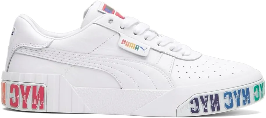 Puma Womens Cali Bold NYC Platform Sneakers Shoes Casual - White