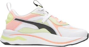 PUMA Womens Rs-Curve Lace Up Sneakers Shoes Casual - Green, Pink, White - Size 9.5 M