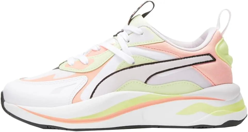 Puma Womens Rs-Curve Lace Up Sneakers Shoes Casual - Multi, White